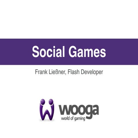 Making successful Social Games