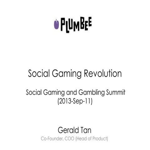Social Gaming Revolution (2013-Sep-11)