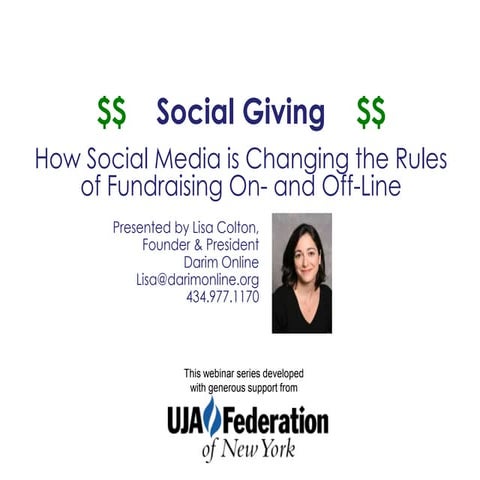 Social giving
