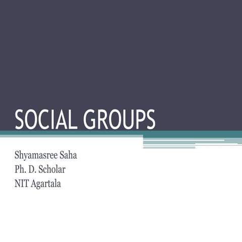 Social groups