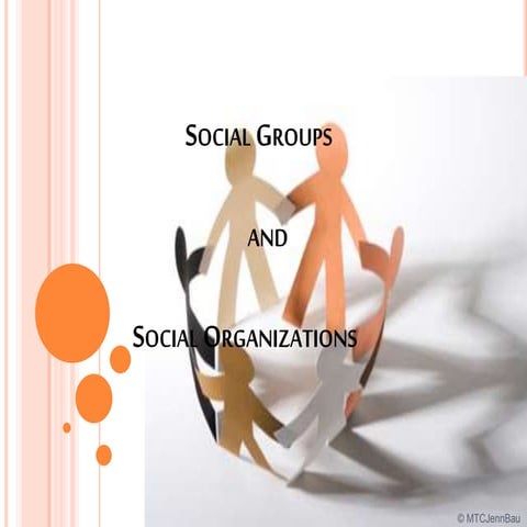 Socialgroupsandsocialorganization 130819001147-phpapp01S
