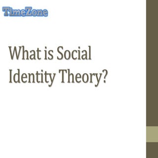 Social identity theory