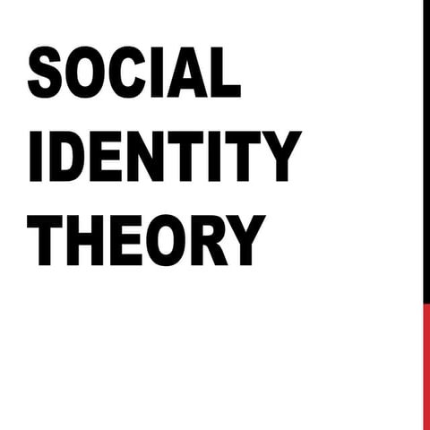 Social identity theory
