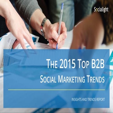 2015 Top Trends in B2B Social Marketing