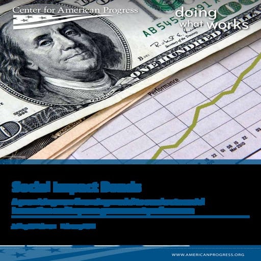 Social Impact Bonds - A Promising New Financing Model