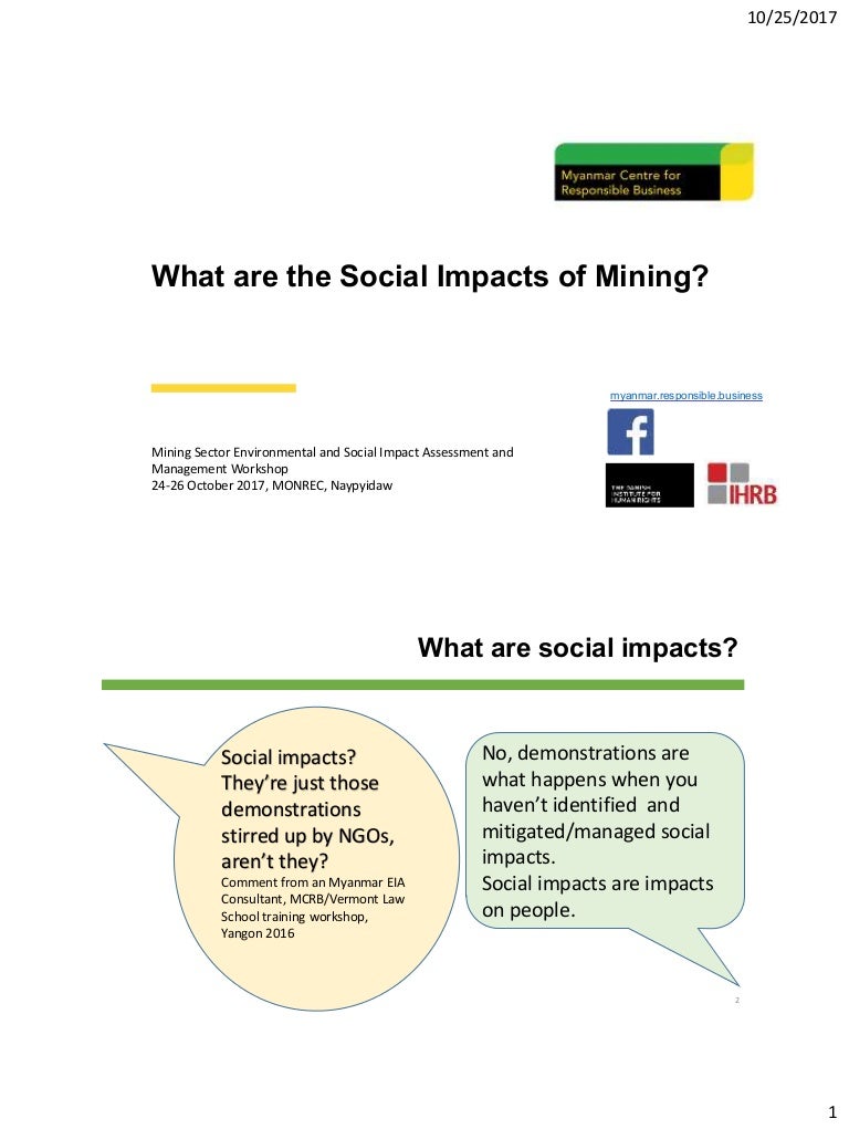 What are the Social Impacts of Mining?
