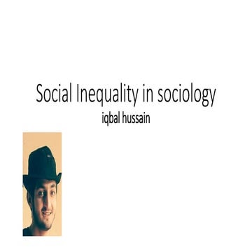 Social inequality