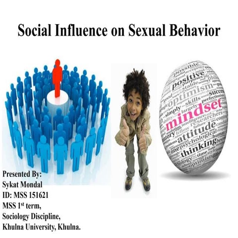 Social influence on sexual behavior