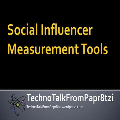 Social Media Ranking Tools