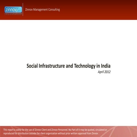 Social Infrastructure and Technology in India