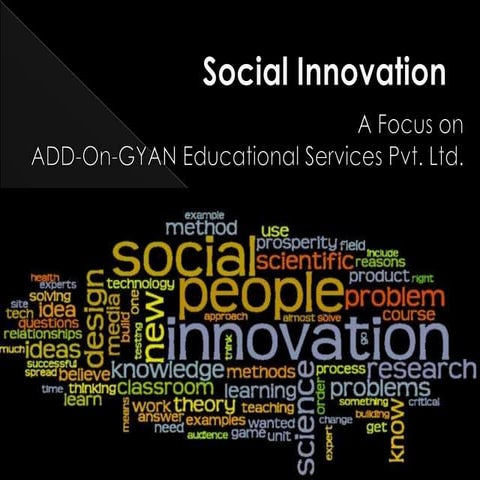 Social Innovation at Add-On GYAN Lab