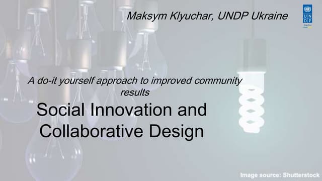 Social innovation and collaborative design