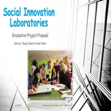 مقترح مشروع تخرج - مختبرات الإبتكار الإجتماعي