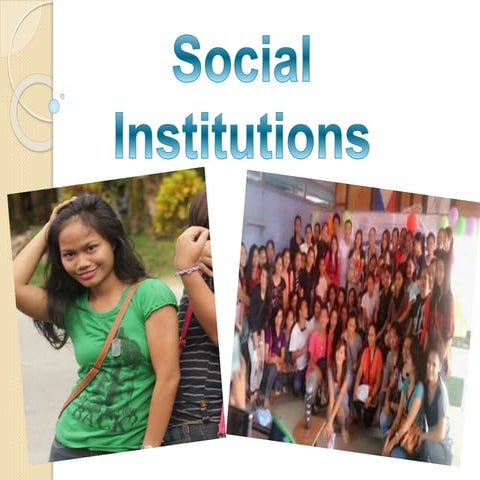 5 major social institutions | PPTX