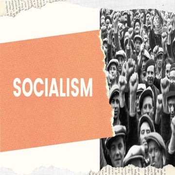 Socialism (GRADE 12 POLITICAL SCIENCE)