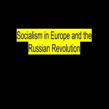Socialism in Europe and the  Russian Revolution one shot.pdf