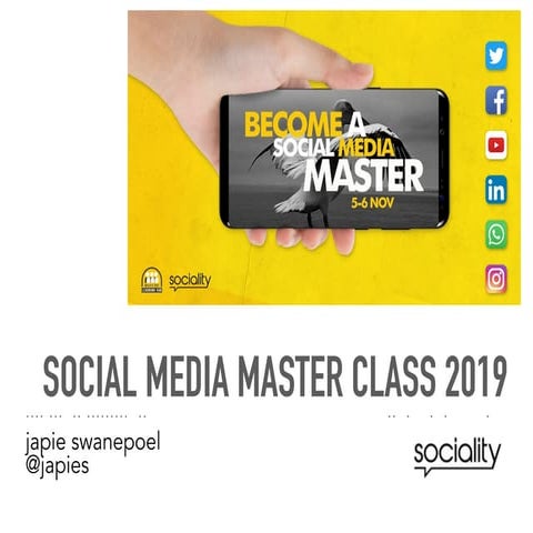 Sociality social media master class