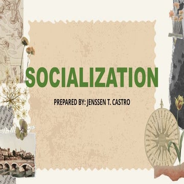 Socialization topic and its types with examples | PPTX