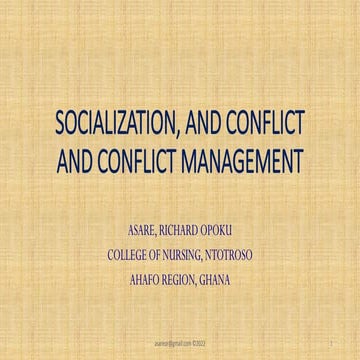 SOCIALIZATION AND CONFLICT & CONFLICT MANAGEMENT.pdf