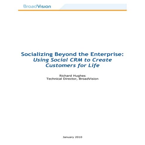 Socializing beyond the enterprise