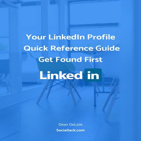 Social Jack LinkedIn Quick Tip Profile Guide