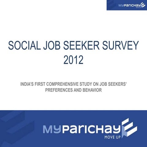 Social job seeker survey 2012 for india