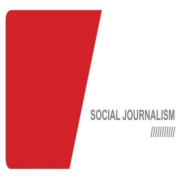 Social journalism