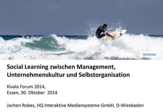 Social Learning zwischen Management, Unternehmenskultur und Selbstorganisation