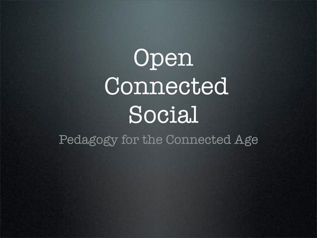 Social Learning - Updated January 2009