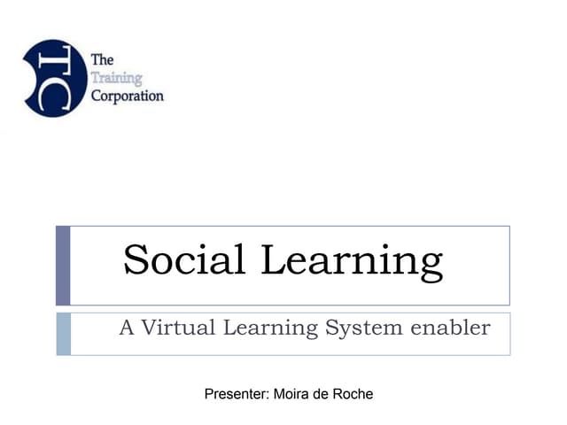 Social learning moira de roche