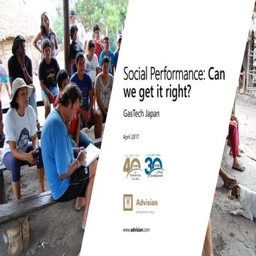 Social Performance: Can we get it right?