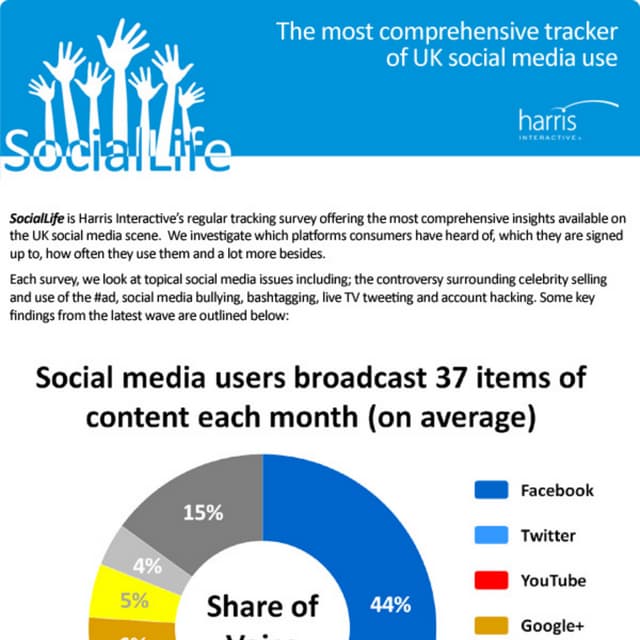 Infographic: UK social media usage - the social media pound | PDF