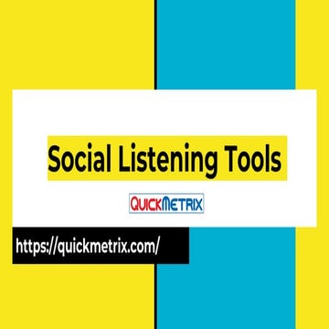 Social Listening Tools in india | ORM Tools