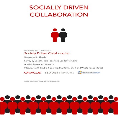 Socially Driven Collaboration  Research Study 2014 