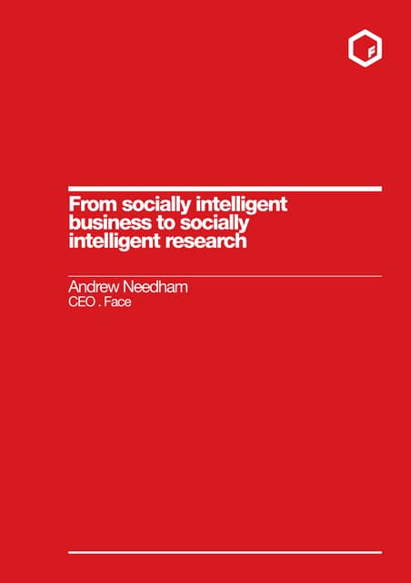 Socially Intelligent Business