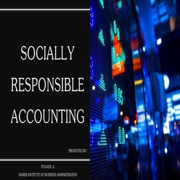 Socially Responsible Accounting