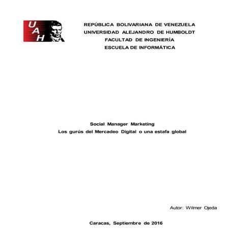 Social manager marketing