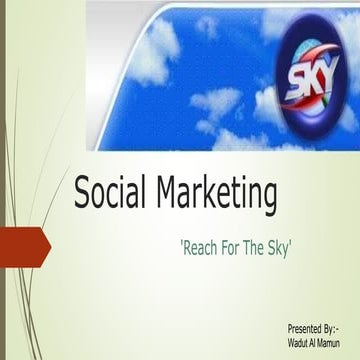 Social marketing