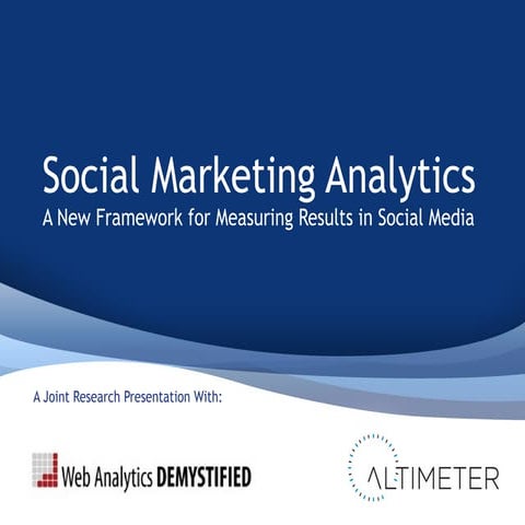 Social Marketing Analytics