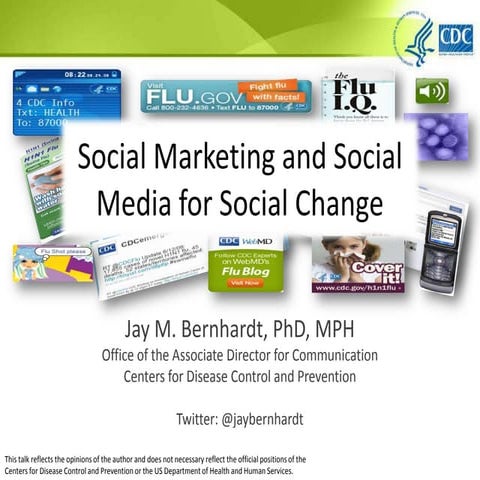 Social marketing and social media for social change