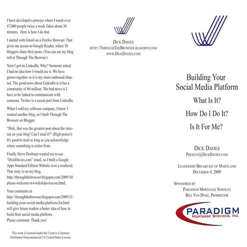 Social Marketing Platform 11 24 9