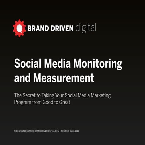 Social Media Monitoring & Measurement