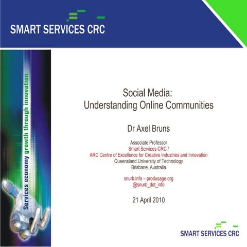 Social Media: Understanding Online Communities