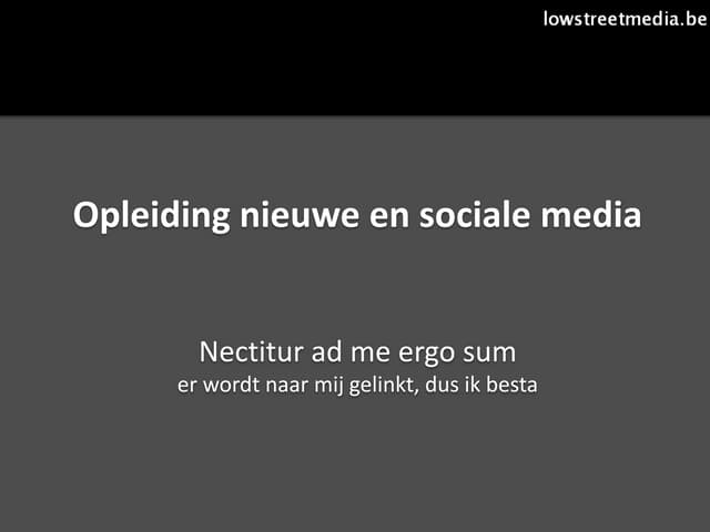 Social Media Training