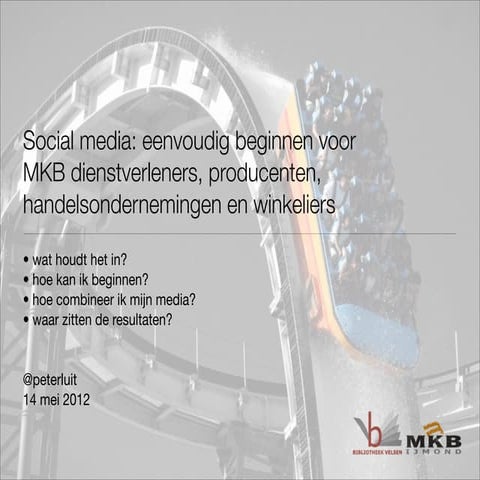 Starten met social media voor MKB bedrijven