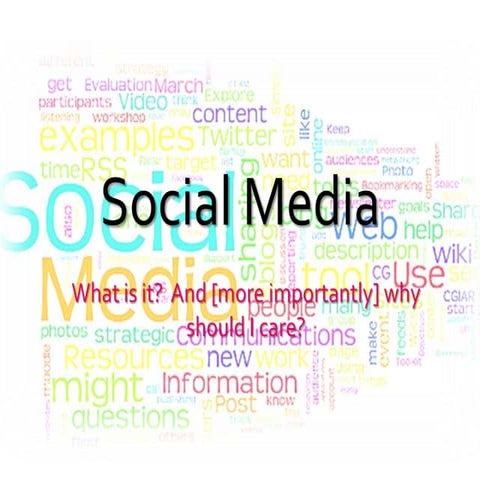 Social Media Marketing:  An Overview