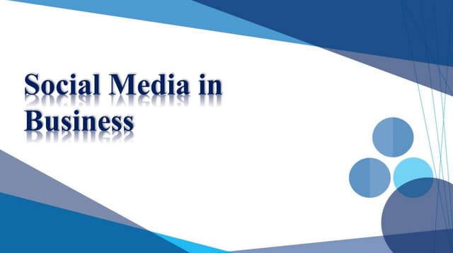Social media