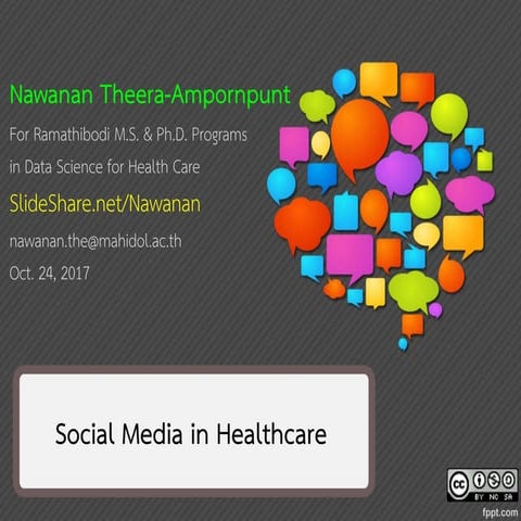 Social Media in Healthcare
