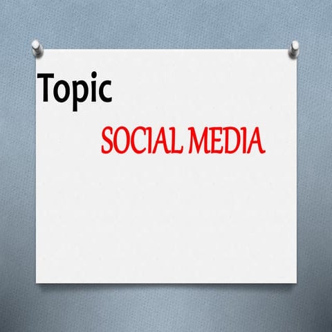 Social media