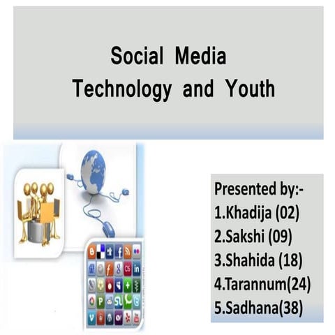Social media, Technology, and Youth